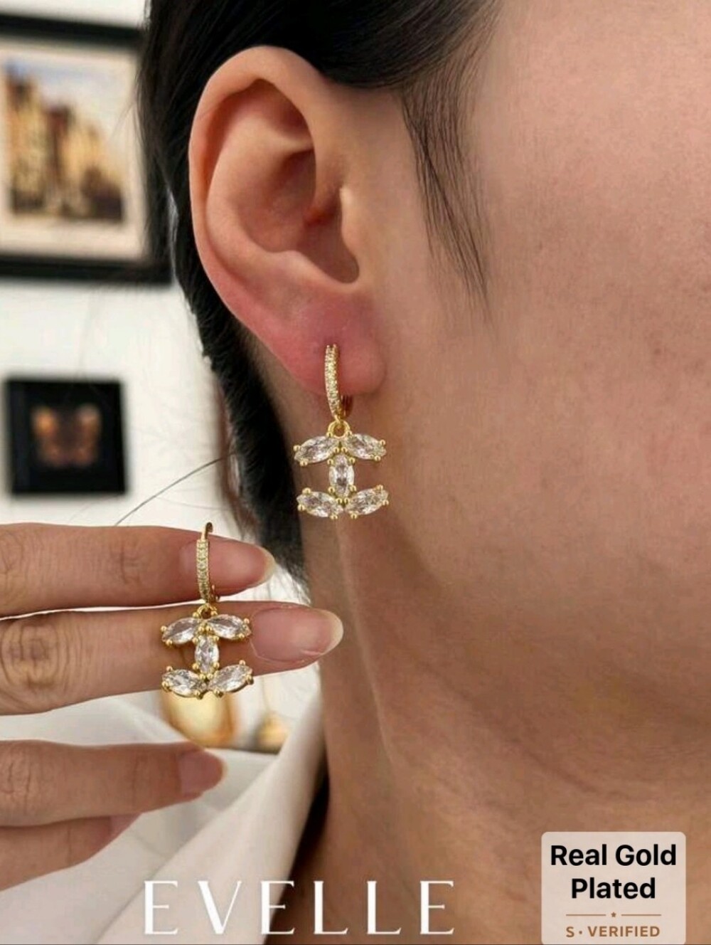 Chanel Style Earrings